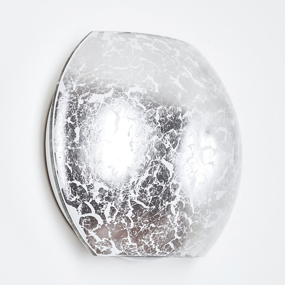 Concha Applique Bianco, 1-Luce