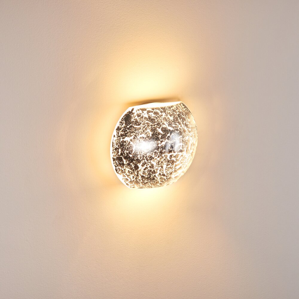 Concha Applique Bianco, 1-Luce