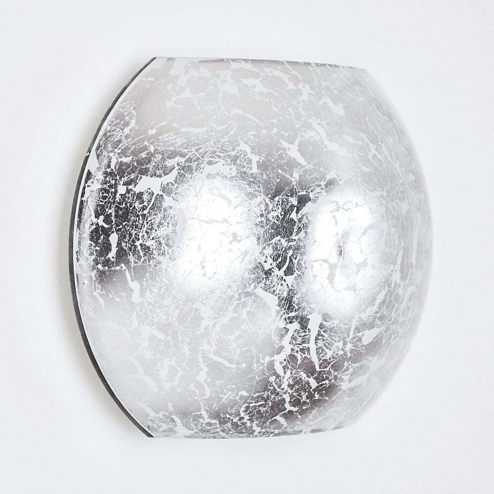 Concha Applique Bianco, 1-Luce