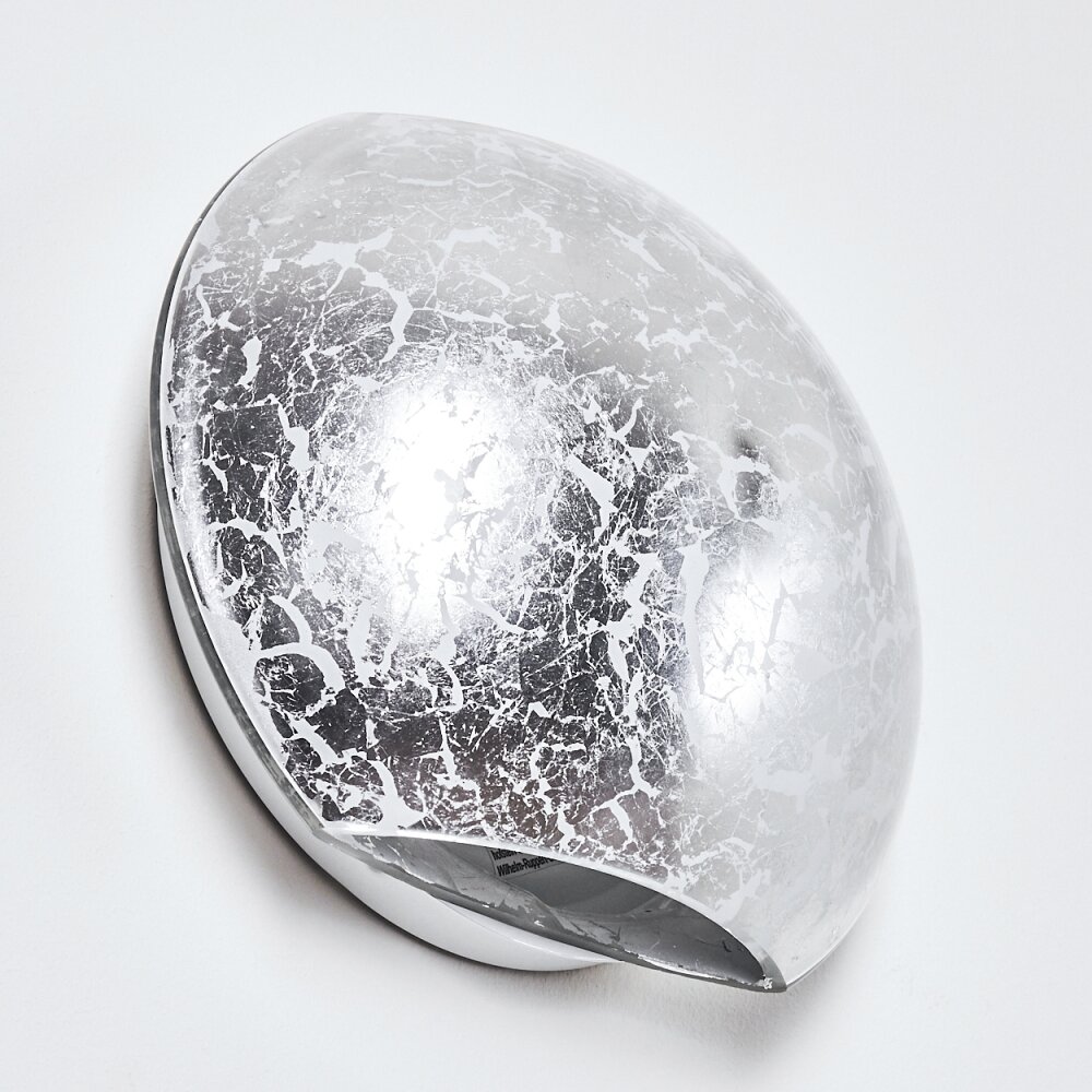 Concha Applique Bianco, 1-Luce