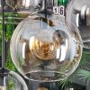 Koyoto Lampadario a sospensione, Lampada a sfera, Lampada a sospensione Ambrato, Chiaro, Grigio fumo, 8-Luci