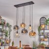 Ripoll Lampadario a sospensione, Lampada a sfera, Lampada a sospensione Ambrato, Chiaro, Grigio fumo, 6-Luci