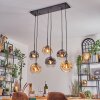 Ripoll Lampadario a sospensione, Lampada a sfera, Lampada a sospensione Ambrato, Chiaro, Grigio fumo, 6-Luci