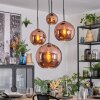 Koyoto Lampadario a sospensione, Lampada a sfera, Lampada a sospensione a cluster Ramato, 4-Luci