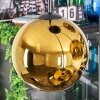 Koyoto Lampadario a sospensione, Lampada a sfera, Lampada a sospensione a cluster Oro, 4-Luci