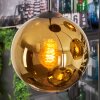 Koyoto Lampadario a sospensione, Lampada a sfera, Lampada a sospensione a cluster Oro, 4-Luci