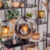 Ripoll Lampadario a sospensione, Lampada a sfera, Lampada a sospensione Ambrato, Grigio fumo, 6-Luci