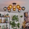 Ripoll Plafoniera, Lampada a sfera Blu, Oro, Ramato, 10-Luci