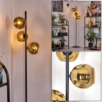 Ripoll Lampada a sfera, Lampada da terra Oro, 3-Luci