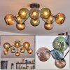 Koyoto Plafoniera, Lampada a sfera 85 cm Blu, Verde, Ramato, 10-Luci