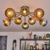 Koyoto Plafoniera, Lampada a sfera 85 cm Blu, Oro, Verde, Ramato, 10-Luci