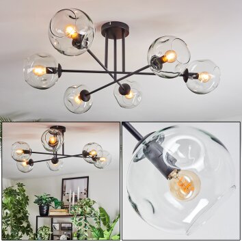 Ripoll Plafoniera, Lampada a sfera Chiaro, 6-Luci