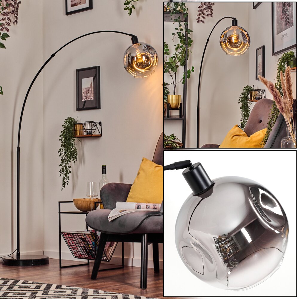 Ripoll Lampada a sfera, Lampada da terra Nero, 1-Luce main product photo