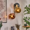 Ripoll Lampada a sfera, Applique Blu, Oro, Ramato, 3-Luci