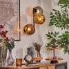 Ripoll Lampada a sfera, Applique Oro, Ramato, Grigio fumo, 3-Luci