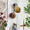 Ripoll Lampada a sfera, Applique Oro, Ramato, Grigio fumo, 3-Luci