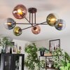 Gastor Plafoniera, Lampada a sfera 50 cm Blu, Verde, Chiaro, Ramato, 6-Luci