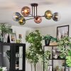 Gastor Plafoniera, Lampada a sfera 50 cm Blu, Verde, Chiaro, Ramato, 6-Luci