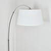 Bassagoda Lampada da terra Cromo, Nero, 1-Luce