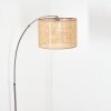 Barcos Lampada da terra Nichel opaco, Nero, 1-Luce