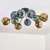 Ripoll Plafoniera, Lampada a sfera Blu, Oro, Verde, 10-Luci