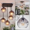 Koyoto Plafoniera, Lampada a sfera Chiaro, Grigio fumo, 5-Luci