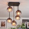 Koyoto Plafoniera, Lampada a sfera Chiaro, Grigio fumo, 5-Luci