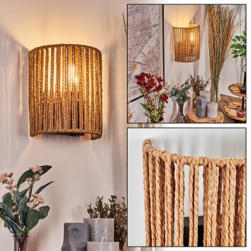 Colmeal Lampade Up & Down, Applique Nero, 1-Luce