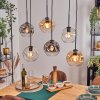 Ripoll Lampadario a sospensione, Lampada a sfera, Lampada a sospensione Ambrato, Chiaro, Grigio fumo, 6-Luci