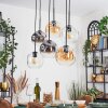 Ripoll Lampadario a sospensione, Lampada a sfera, Lampada a sospensione Ambrato, Chiaro, Grigio fumo, 6-Luci
