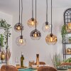Ripoll Lampadario a sospensione, Lampada a sfera, Lampada a sospensione Ambrato, Chiaro, Grigio fumo, 6-Luci