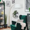 Bassagoda Lampada da terra Ottone, Nero, 1-Luce