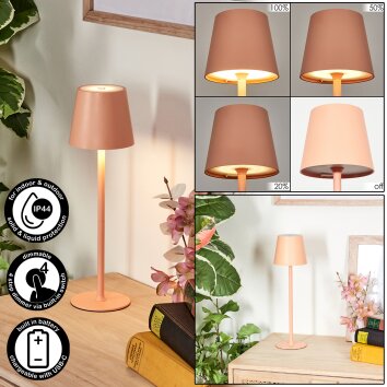 Salgadinho Lampada da tavolo per esterno, Lampada da tavolo LED Bianco, 1-Luce