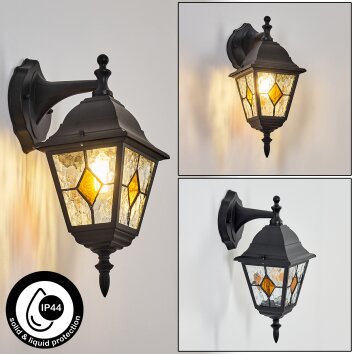 Naofe Lampada da parete per esterno, Applique Nero, 1-Luce