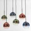 Koyoto Lampadario a sospensione, Lampada a sfera, Lampada a sospensione Blu, Verde, Chiaro, Ramato, 6-Luci