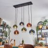 Koyoto Lampadario a sospensione, Lampada a sfera, Lampada a sospensione Blu, Verde, Chiaro, Ramato, 6-Luci