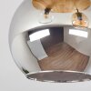 Koyoto Plafoniera, Lampada a sfera 40 cm Écru, Nero, 3-Luci