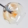 Ripoll Plafoniera, Lampada a sfera Ambrato, Chiaro, Grigio fumo, 6-Luci
