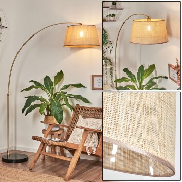 Sabadim Lampada da terra Ottone, Nero, 1-Luce