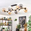 Gastor Plafoniera, Lampada a sfera Oro, Nero, 10-Luci