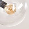 Gastor Plafoniera, Lampada a sfera Oro, Nero, 10-Luci