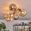 Gastor Plafoniera, Lampada a sfera Oro, Nero, 10-Luci