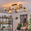 Gastor Plafoniera, Lampada a sfera Oro, Nero, 10-Luci