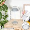 Laken Lampada da tavolo per esterno, Illuminazione bagno, Lampada da tavolo LED Grigio, 1-Luce