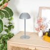 Laken Lampada da tavolo per esterno, Illuminazione bagno, Lampada da tavolo LED Grigio, 1-Luce