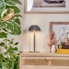 Laken Lampada da tavolo per esterno, Illuminazione bagno, Lampada da tavolo LED Grigio, 1-Luce