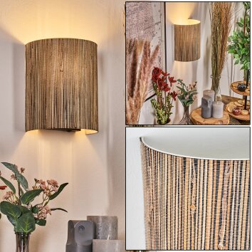 Viadores Lampade Up & Down, Applique Nero, 1-Luce