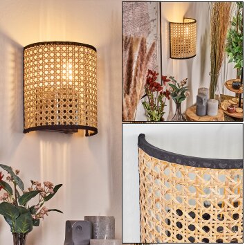 Abedim Lampade Up & Down, Applique Nero, 1-Luce