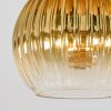 Koyoto Plafoniera, Lampada a sfera 40 cm Écru, Nero, 3-Luci