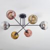Ripoll Plafoniera, Lampada a sfera Oro, Chiaro, Ramato, Grigio fumo, 6-Luci
